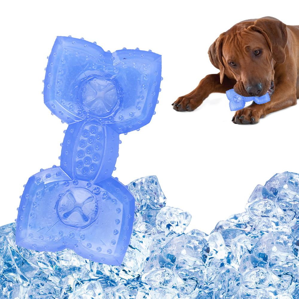 XINYIND Cooling dog toy Puppy Chew Freezer Dog Bone Outdoor Camping Cooling Water Filled Dog Toy 3PCS Dog Toy Freezable Teething 