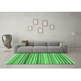 thumbnail image 3 of Ahgly Company Indoor Rectangle Abstract Emerald Green Modern Area Rugs, 7' x 10', 3 of 4