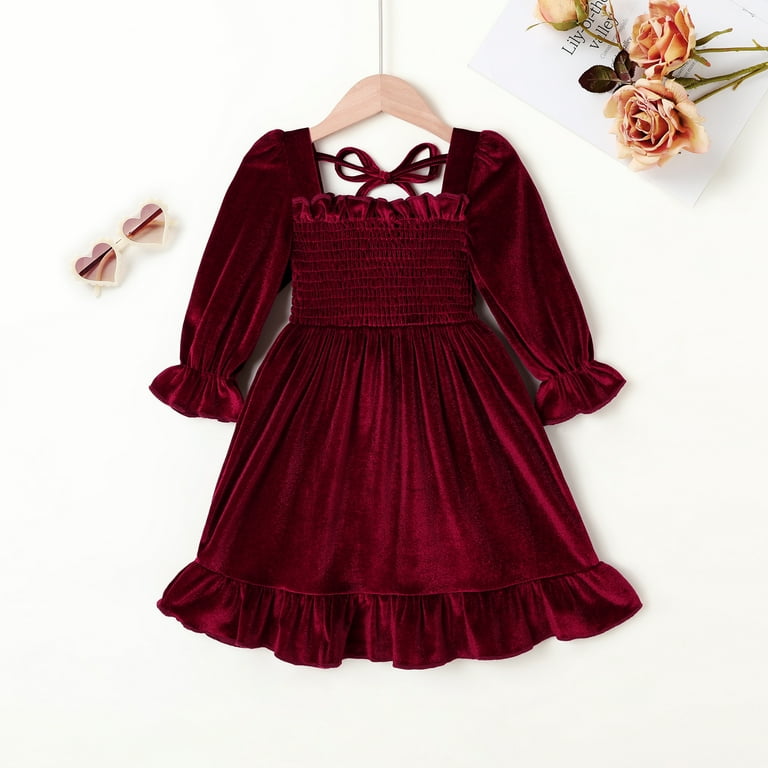 christmas dresses 12 months Amazon.com: AIMAOMI Toddler Baby Girl Christmas Dress Long Sleeve Santa Claus Red Tulle Dress for Girls Christmas Dresses (Brown, 1-2 Years): Clothing, Shoes & Jewelry