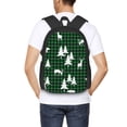 thumbnail image 4 of Fotbe Christmas tree green plaid Mochila para Hombre y Mujer - Tela Oxford 600D Resistente - Mochila Impermeable de Gran Capacidad para Escuela, Viajes y Senderismo, 4 of 6