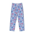 thumbnail image 4 of Goofa Strawberry And Flowers Printed Soft Pajama Pants for Men, Wide Leg Comfy Casual Lounge Yoga Pants-XX-Large, 4 of 9