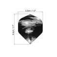 thumbnail image 2 of Uxcell Dart Flights, 6 Pack PET Standard Darts Accessories Black, Gray, 2 of 5
