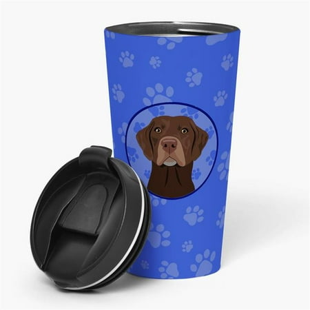 

Carolines Treasures WDK1124TBL215 7.25 x 3.5 in. Unisex Labrador Retriever Chocolate No.2 Stainless Steel 16 oz Tumbler Blue
