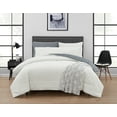 thumbnail image 3 of Serta So Cozy 5-Piece Sherpa Reverse Comforter Set, Grey, Full/Queen, 3 of 7