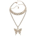 thumbnail image 1 of Collar para mujer, Joyas para mujer, Joyas para mujer, Collar con colgante, Cadena cubana, Regalos para mujer, Cadenas, Un collar, 1 of 2