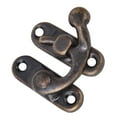 thumbnail image 3 of 30Pcs Small Box Latch Hasps Antique Right Latch Hook Hasp Retro Style Iron Latch Hook Hasp for Jewelry Gift Replacement Screws Antique Right Latch Hook Hasp, 3 of 7