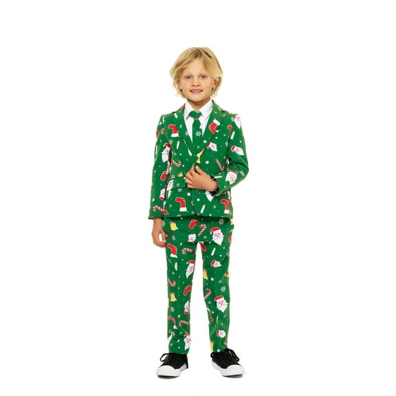 OppoSuits Boys Santaboss Christmas Suit