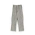 thumbnail image 5 of KyCheLot Plaid Pajama Pants for Women Cotton Soft Elastic Waist Sleep Pants with Pockets Straight Leg Pants, 5 of 5
