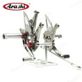 thumbnail image 4 of Arashi(Version 2.0) Adjustable Rearsets for Kawasaki Ninja 1000 Z1000 Z1000SX 2014 2015 2016 2017 Motorcycle Accessories Foot Pegs Footrests Rear Set Gray Z 1000, 4 of 6