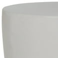 thumbnail image 6 of Safavieh Aishi Outdoor Modern Concrete Round Accent Table -Ivory, 6 of 7
