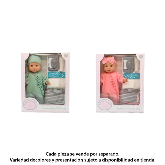 Set de Muñeca Baby Boutique con Accesorios de Cambio 12 Piezas Varios modelos 1 pieza