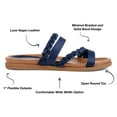 thumbnail image 5 of Journee Collection Womens Colette Wide Width Slide Flat Sandals, 5 of 7