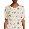 thumbnail image 4 of Secret Treasures Women’s Glamping Sleepshirt, 4 of 5