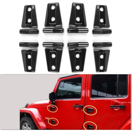 SKTYANTS Black 4 Door Hinge Cover Protector Trim for Jeep JK Accessories Door  Hinges Unlimited-8PCS | Walmart Canada