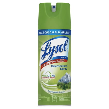 Lysol Disinfectant Spray, Crisp Mountain Air Scent, 12.5 Ounce
