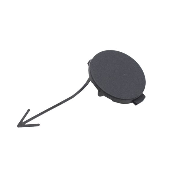 1 pieza de cubierta de enganche de remolque de parachoques delantero de plástico, cubierta de gancho de tracción for Volkswagen VW Golf GTI MK6 5K0807241, color negro
