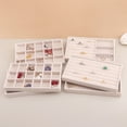 thumbnail image 2 of Velvet Jewelry Tray Storage Drawer Small Stackable Beige Jewelry Boxes and Packaging Suitable for Ring Earrings Simple Practical GRAY, 2 of 6