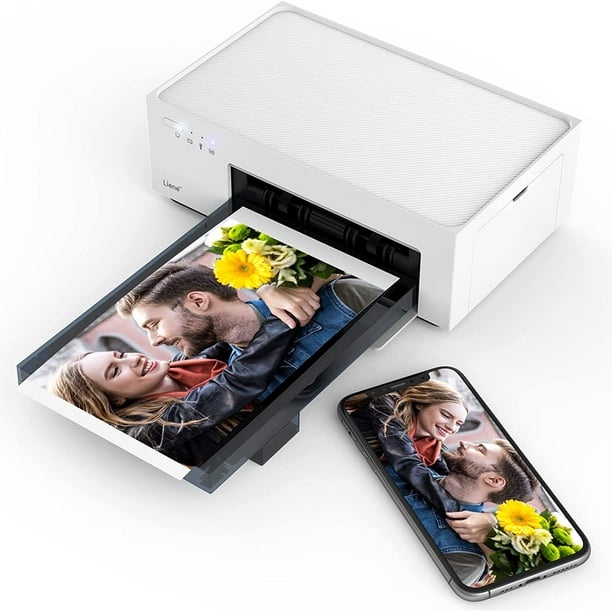 4x6'' Photo Printer, Wi-Fi Picture Printer, 20 Sheets, Full-Color Photo, Photo Printer for iPhone, Smartphone, Computer, Thermal dye Sublimation, Photo Printer for Home Use - Walmart.com