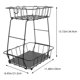 thumbnail image 2 of FENGGUIQU Organizador Para Encimera De Cocina Con Cesta Doble Resistente Para Y Almacenamiento Variado, 2 of 7
