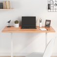 thumbnail image 1 of vidaXL Table Top Light Brown 100x50x2 cm Treated Solid Wood Oak, 1 of 4