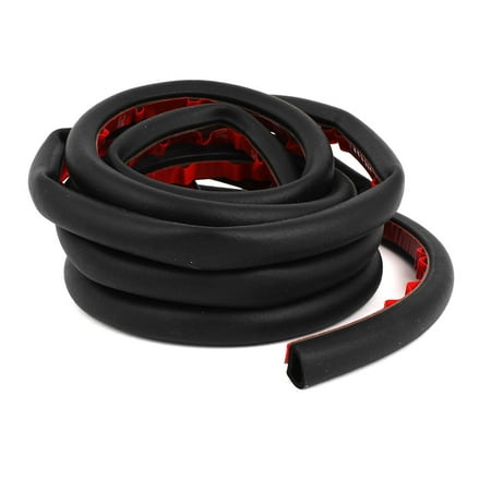Buick Door Seals - Unique Bargains Car Door Self-Adhesive Air Sealed Rubber Hollow Weatherstrip Strip 3 Meters