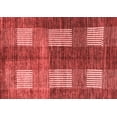 thumbnail image 1 of Ahgly Company Machine Washable Indoor Rectangle Abstract Red Modern Area Rugs, 2' x 3', 1 of 4