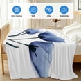 thumbnail image 4 of Blue Tulip Flower Cooling Blanket,Lightweight Breathable Summer Throw Blanket with Double Sided Cold Effect,Vintage Spring Plant Floral Botanical Picnic Blankets Bed Sheet for Hot Sleepers 40"x60", 4 of 8