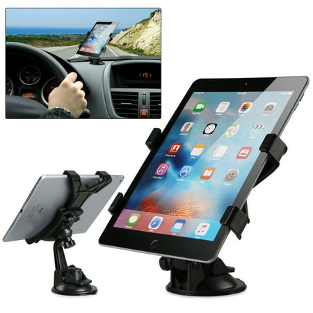 Dash Mount Bracket 360 Rotating 7-10inch Tablet Car Windshield Instrument Bracket Mount Holder for iPad GPS ()