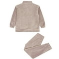 thumbnail image 4 of Kaerm Kids Boys Girls Thermal Underwear Warm Flannel Base Layer Top and Warm Long Johns Set for Beige 130, 4 of 5