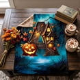 thumbnail image 6 of Custom Halloween Throw Blanket 60"×78", Personalized Photo & Letter Print Soft Fleece Blanket, Spooky Holiday Decor for Bed & Sofa (G ,60"×78"), 6 of 6