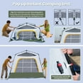 thumbnail image 5 of Slsy SUV Tent for Camping 6-8 People, 10x10ft SUV Tent Attachment for Camping with Screen Room & Awning, Pop Up SUV Tailgate Tent, Waterproof 4 Season Car Tent, 5 of 8