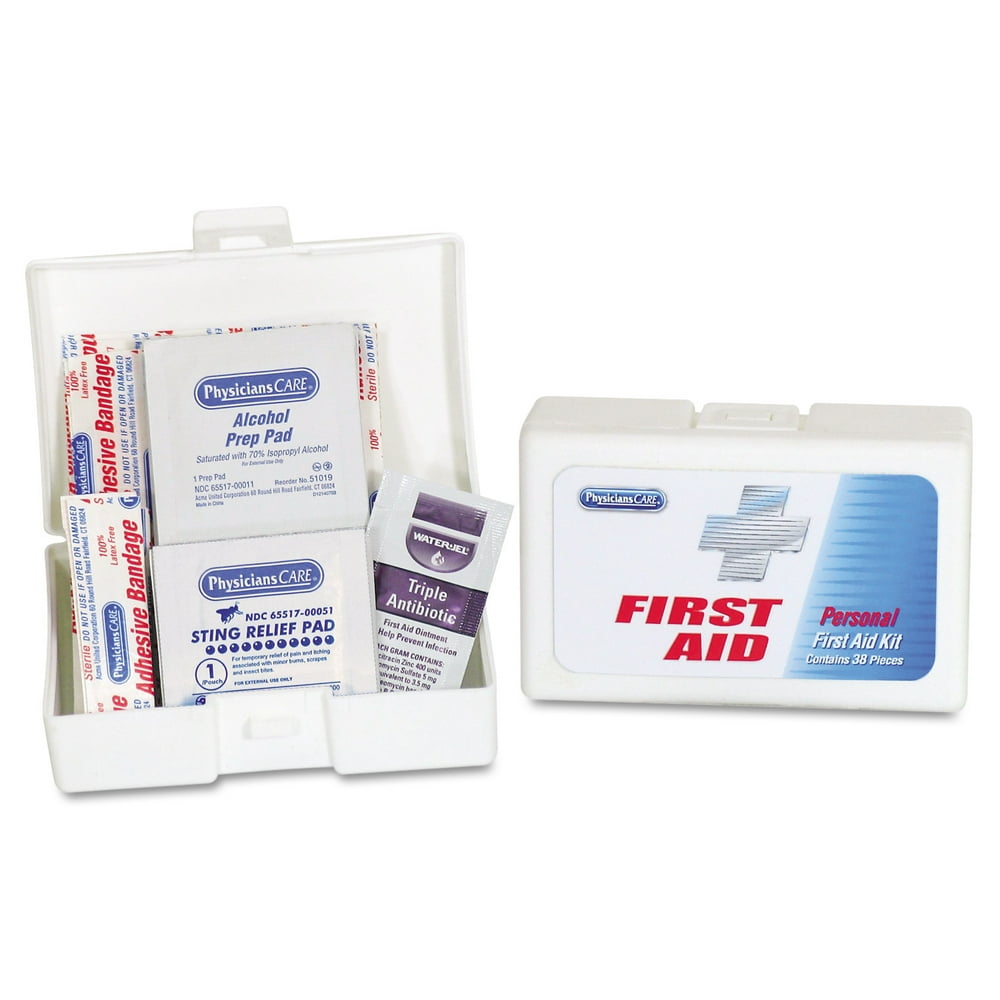 PhysiciansCare by First Aid Only Personal First Aid Kit, 38 Pieces/Kit