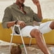 thumbnail image 5 of Men's Fashion Long Sleeve Solid Colour Casual T Shirt Button Regular Fit Shirt Top 2XL, 5 of 8