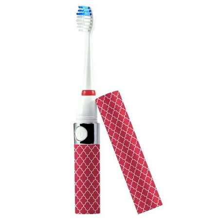 Image result for Pursonic Portable Sonic Electric Toothbrush Pink Lattice (S52-PL)