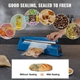 thumbnail image 6 of VEVOR Impulse Sealer 12 inch, Manual Heat Seal Machine with Adjustable Heating Mode, ABS Shrink Wrap Bag Sealers for Plastic Mylar PE PP Bags, Portable Poly Bag Sealing Machine with Extra Replace Kit, 6 of 9