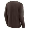 thumbnail image 3 of Men's Fanatics Brown Lehigh Mountain Hawks Short Name Pullover Sweatshirt, 3 of 3