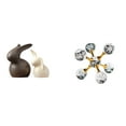 thumbnail image 1 of Juego de figuritas de con forma de de burbujas, escultura de cerámica moderna, mueble de jardín de Pascua, soporte de TV, decoració, 1 of 8