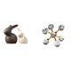 thumbnail image 1 of Estatua de cerámica, figura esférica, escultura de vidrio, artístico, decoración de mesa, ideal para bodas, fiestas de inauguración de la casa,, 1 of 8