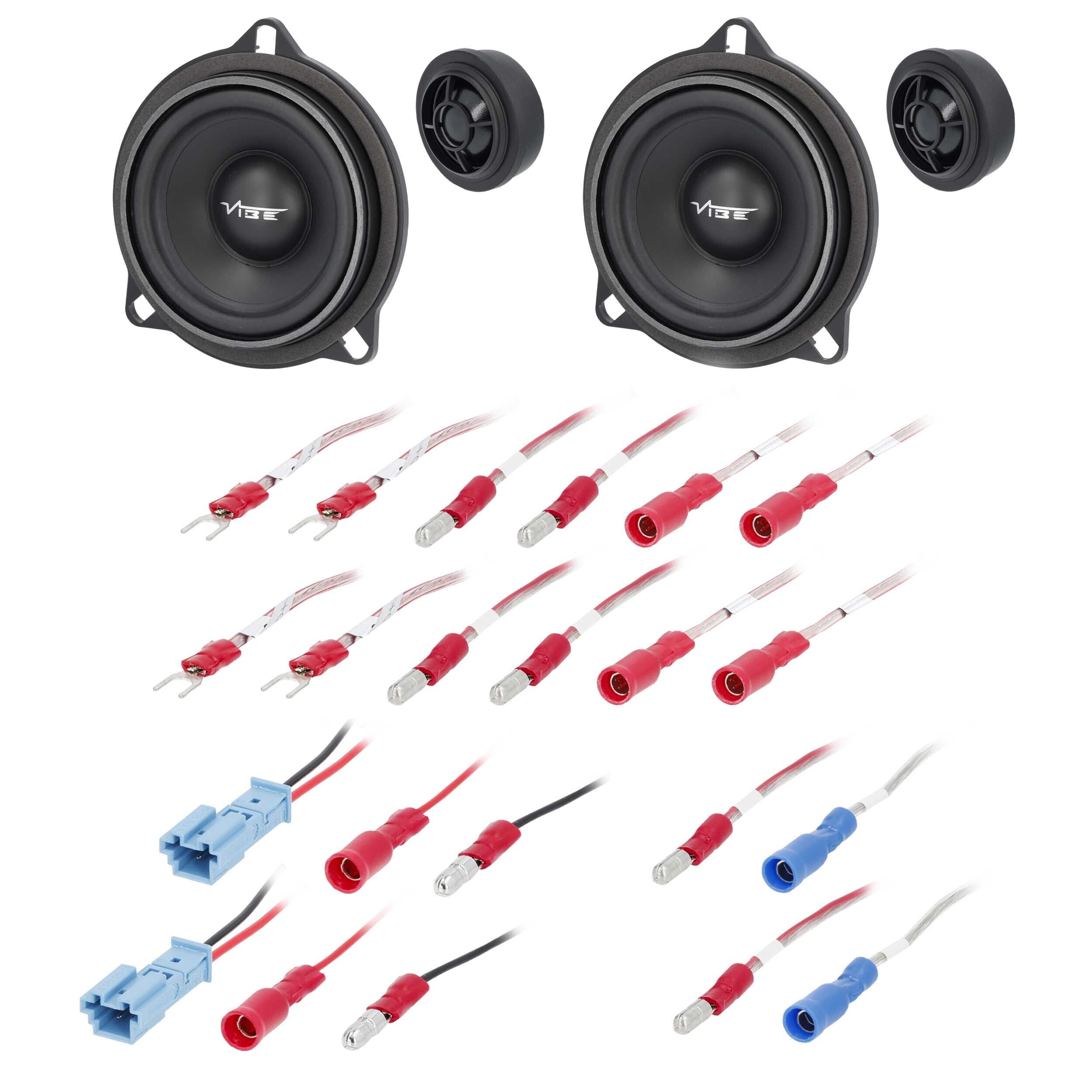 Metra OS-BMW4V4 4" Plug-N-Play Front Door Speaker Set 4 ohms for Select BMW (Pair)