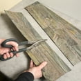 thumbnail image 3 of Aspect Peel and Stick Stone Overlay Kitchen Backsplash - Weathered Quartz (5.9" x 23.6" x 1/8" Panel - approx. 1 sq ft), 3 of 4