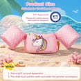 thumbnail image 5 of MoKo Swim Vest for Kid 20-50 lbs, Swimming Arm Floaties  Water Wings for 2-7 Years Old, Pink, 5 of 7