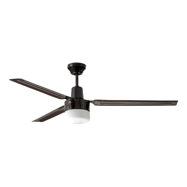 Ventilador de Techo Coolfan Industrial de 54 con Luz Control de Pared 3 Aspas Modelo Torbellino 33704