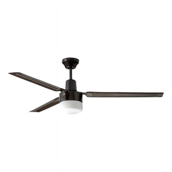 Ventilador de Techo Coolfan Industrial de 54 con Luz Control de Pared 3 Aspas Modelo Torbellino 33704