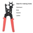 thumbnail image 4 of Leather Belt Hole Punch Plier, Hole Punch Tool, Multi Hole Sizes For DIY Home Leather Belts Craft Projects, 4 of 8