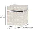 thumbnail image 3 of nu steel White Giraffe Bath Accessory Set for Vanity Countertops 8 Piece Includes Cotton Container, Dish,Toothbrush, Tumbler,soap Lotion,Waste Basket,Tissue Box Holder,Tray-Resin, 3 of 9