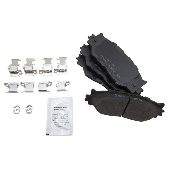 TRQ Front Ceramic Disc Brake Pad Left & Right Set Kit for 06-08 Lexus IS250 BFA73192