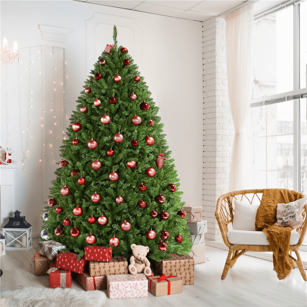 Renwick 6Ft Ultra-Thick Artificial Christmas Tree with Foldable Stand, Green