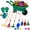 Green, variant on JoyStone Kids Gardening Tool Set with Wheelbarrow and Watering Can, 16-Piece Set with Wooden-Handle Tools, Ages 3-6