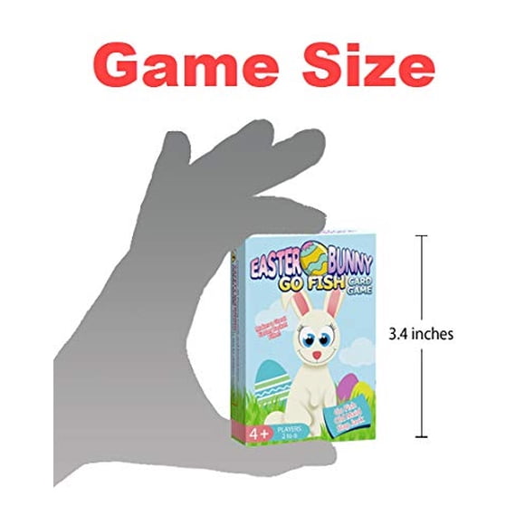 Juego de cartas de Easter Bunny Go Fish | Niños de 4 a 9 años | Juega 3 divertidos juegos Arizona GameCo Arizona GameCo