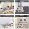thumbnail image 5 of Pofeuu Patchwork In Country Style Print Flannel Doormats Rug16"x24"Rug Washable Doormats Indoor Outdoor Rugs for Layered Front Door Mats, Porch, Kitchen, Entryway, 5 of 7
